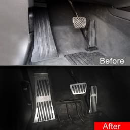Car Accessories For BMW X5 X6 E70 E71 E72 F15 F16 F85 F86 Aluminum Footrest Pedal Accelerator Brake Pedals Cover Anti-Slip Pads