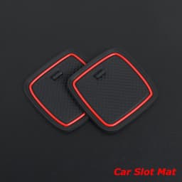 Anti-Slip Rubber Gate Slot Mat Door Groove Pad Cup Cushion For Suzuki SX4 S-Cross S Cross 2014-2023 Car Interior Mat Accessories