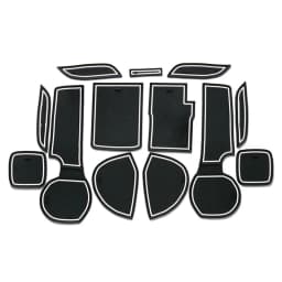 Anti-Slip Rubber Gate Slot Mat Door Groove Pad Cup Cushion For Suzuki SX4 S-Cross S Cross 2014-2023 Car Interior Mat Accessories