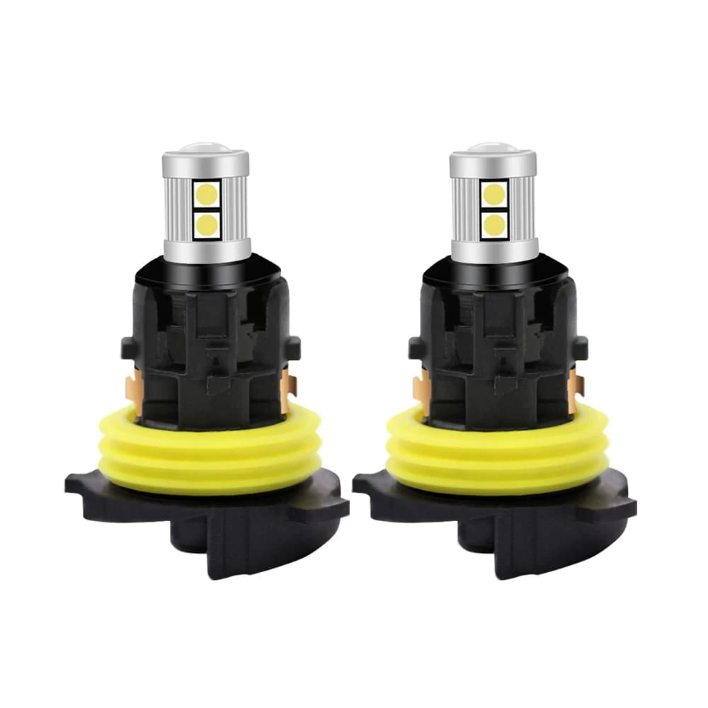 Lamp for Peugeot 3008 5008 2Pcs/Set 3030 9SMD White/Amber PH24W Canbus DRL for Citroen C5 MK2 Car LED Daytime Running Light