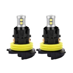 Lamp for Peugeot 3008 5008 2Pcs/Set 3030 9SMD White/Amber PH24W Canbus DRL for Citroen C5 MK2 Car LED Daytime Running Light