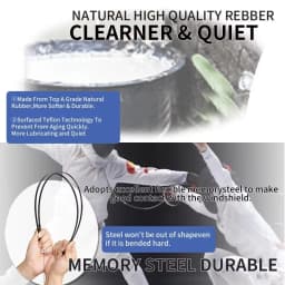 For Subaru Forester SJ MK4 2014 - 2018 Car Front Rear Wiper Blade LHD RHD Windshield Windscreen Window 26"17"14" Durable Brushes