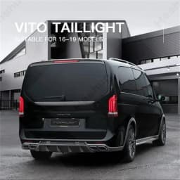 Pair Taillights For Benz Vito W447 2014 2015 2016 2017 2018 2019 2020- 2022 Taillight LED Tail Lights Rear Lamps LED Brake Lamp