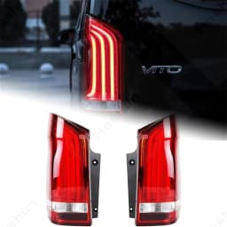 Pair Taillights For Benz Vito W447 2014 2015 2016 2017 2018 2019 2020- 2022 Taillight LED Tail Lights Rear Lamps LED Brake Lamp