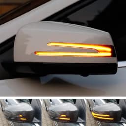 iJDM Dynamic Amber Turn Signal LED Light Side Mirror Indicator for Mercedes Benz W204 CLA A B C E S GLA GLK CLS Class W176 W212