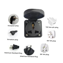 470Ω TYPE 2 Female to Schuko / Universal Socket EV Car Discharge Adapter for MGZS MG4 MG5 Marvel R (Need Car Supports V2L)