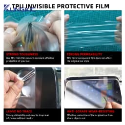 TPU Protective Film For Mazda CX60 CX90 2022-2025 CX-60 CX-90 Car Interior Center Console Transparent Anti-scratch Accessories