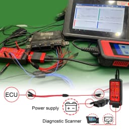WOYO CTBC001 8-way ECU Breakout Leads for Automotive Diagnostic Oscilloscope Line Cable DIY Connection