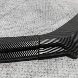 Gloss Black Front Bumper Lip Spoiler For Seat Leon MK3 MK3.5 2012-2019 ABS Spoiler Lip Diffuser Cover Tuning Custom Accessories
