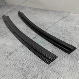 Gloss Black Front Bumper Lip Spoiler For Seat Leon MK3 MK3.5 2012-2019 ABS Spoiler Lip Diffuser Cover Tuning Custom Accessories