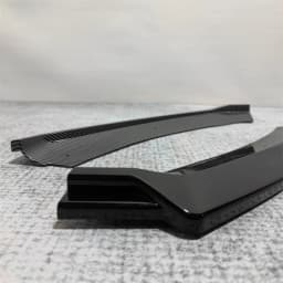 Gloss Black Front Bumper Lip Spoiler For Seat Leon MK3 MK3.5 2012-2019 ABS Spoiler Lip Diffuser Cover Tuning Custom Accessories