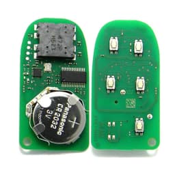 KEYECU GQ4-54T 433MHz 4A Chip For Jeep Cherokee 2014 2015 2016 2017 2018 2019 2020 Durango Chrysler 4/5 Buttons Car Remote Key