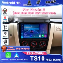 Android For Mazda 3 2004 2005 2006 2007 2008 2009 Car Radio Multimidia Player GPS Navigation Carplay Car Intelligent Systems 4G