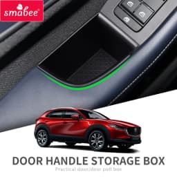 Smabee Left Drive for Mazda 3 CX-30 2019-2025 (Not Fit Right Rudder) Car Side Door Handle Storage Box Organizers Accessories