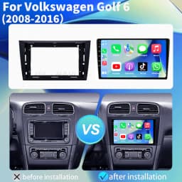 Android 16 Car Radio For Volkswagen VW Golf 6 MK6 GTI 2008-2016 Wireless Carplay Auto Radio Car Multimedia 4G DSP 2 Din