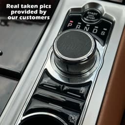 Black Epoxy Button Sticker for Jaguar XF X250 XK XKR XJ XJL Car Interior Refinishing Trim Cover for Dashboard Center Console
