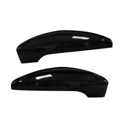 For VW Scirocco III 08-18 Gloss Black Side Wing Door Rearview Mirror Cover Caps Housing Fits Passat B7 2010-2014