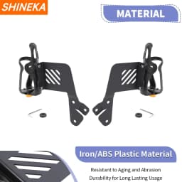 SHINEKA Car Front Door Side Water Cup Drink Holder Phone Bracket For Jeep Wrangler JL 2018 Up For Jeep Gladiator JT 2018 Up