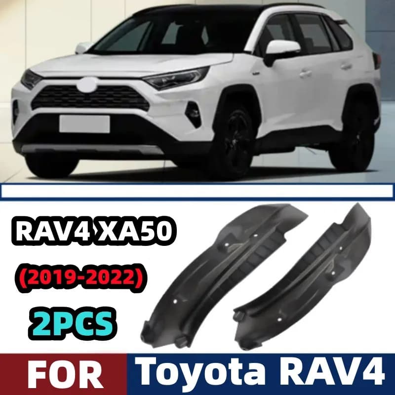 For Toyota RAV4 XA50 2019 2020~2022 RAV 4 Hybrid 2pcs Car Rear Wheel Anti-splash Mud Flaps Lining Mudguards Exterior Accessories