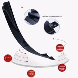 For Toyota RAV4 XA50 2019 2020~2022 RAV 4 Hybrid 2pcs Car Rear Wheel Anti-splash Mud Flaps Lining Mudguards Exterior Accessories