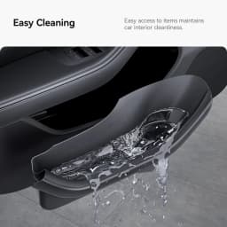 YZ For Tesla Model Y Juniper Model 3 Highland Door Side Storage Box Full-Cover Front and Rear Interior Storage Box Accessories