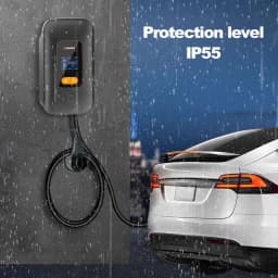 IPENGEN Type1 EV Charger Station 32A 40A 50A EVSE Wallbox APP Function 7.6KW 9.6KW 12KW Charging Station Electric Vehicle Car