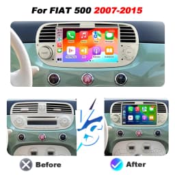 7 ' Android 16 Auto FIAT 500 2007-2015 GPS Navigation Wireless Carplay Car Radio Multimedia Video Player Stereo Autoradio Tools
