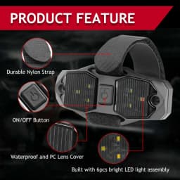 For Jeep Wrangler JK 2007-2018 Roll Bar Cage Mount UTV LED Interior Dome Light Map Courtesy Lighting White Bright Waterproof 12V