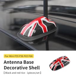 Car Exterior Trim Antenna Decoration Cover Sticker For MINI Cooper S JCW F65 F66 F56 F55 Car-Styling Accessories
