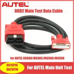 OBD2 Main Test Data Cable DB15PIN DB26PIN for AUTEL DS808/MS905/MS906/MS908 to Car Obd Diagnostic Tool Connection Adapter Line