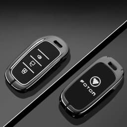 Zinc Alloy Car Key Case for FOTON TUNLAND V7 V9 Car-Styling Remote Cover Shell Keychain Housing Ring Holder Fob Accessories