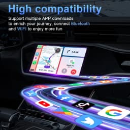 2 in1 Wired to Wireless CarPlay Android Auto Adapter Bluetooth for OEM Car Stereo With USB Dongle Smart Mini Box Plug and Play