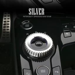 Hot Aluminum Black Red Bule Central Gear Shift Konb Ring Cover Shift Gear Trim For Kia Sportage NQ5 Seltos 2022-2024