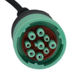 J1939 OBD Cable 9pin to 16pin Heavy Duty Truck OBD2 Diagnosctic Adapter Cable for Cummins 0.3M J1939 OBDII Converter Connector