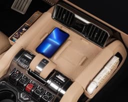 Fit for BYD Leopard 8 Auto Wireless Charging Silicone Pad Modified Auto Center Control Anti-skid Pad Storage Box Upgrade Parts