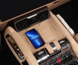 Fit for BYD Leopard 8 Auto Wireless Charging Silicone Pad Modified Auto Center Control Anti-skid Pad Storage Box Upgrade Parts