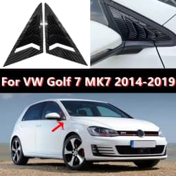 Front Window Shutter Cover Trim Window Louver Side Vent For VW Volkswagen Golf 7 MK7 Hatchback 2014 2015 2016 2017 2018 2019