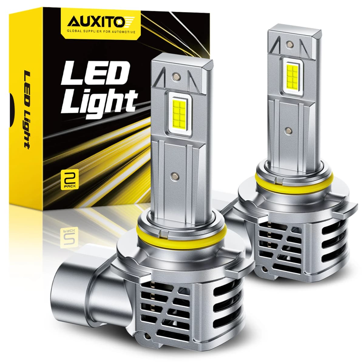 AUXITO 2Pcs 9005 Hb3 LED Headlight Bulbs H1 H4 H7 H13 9006 H8 H11 LED Lamp with Fan Canbus Car Lights 60W 30000LM