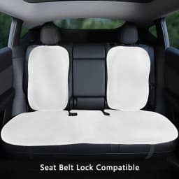 Car Ice Silk Seat Cushion Cover For Tesla Model 3 / Y Juniper 2019-2026 Breathable Comfortable Seat Pad Car Interior Accessories