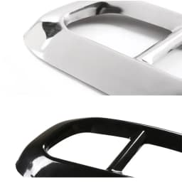 For 2020-2022 Mercedes-Benz GLC GLE GLS W167 X253 X167 stainless steel tail throat exhaust muffler pipe cover paper accessories