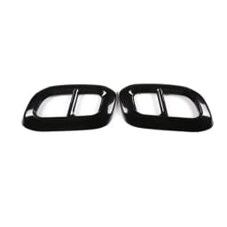 For 2020-2022 Mercedes-Benz GLC GLE GLS W167 X253 X167 stainless steel tail throat exhaust muffler pipe cover paper accessories