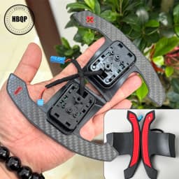 Steering wheel paddle shifters magnetic carbon fiber for BMW 1 2 3 4 series F80 F22 F23 F45 F46 F30 paddle shifter extender
