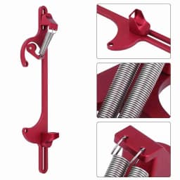 Billet Aluminum Throttle Cable Carburetor Bracket for Holley 4150 & 4160 Series Carburetor Red