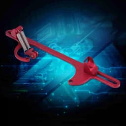 Billet Aluminum Throttle Cable Carburetor Bracket for Holley 4150 & 4160 Series Carburetor Red