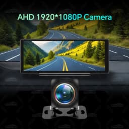 OBDPEAK 170° Fisheye Rear View Camera Golden Lens AHD 1920x1080P Full HD Vehicle Reversing Night Vision Waterproof IP68 Rearview