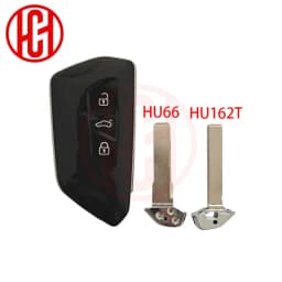 Modified Car Key Shell Case For VW for Volkswagen Golf MK8 Polo Tuguan for Skoda Superb Octavia SEAT MQB Flip Upgrade Card
