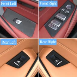 RHD Interior Car Master Door Window Lift Switch Panel Cover Trim For BMW 5 Series M5 G30 G31 F90 525 528 2017 2018 2019 2020