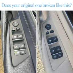 RHD Interior Car Master Door Window Lift Switch Panel Cover Trim For BMW 5 Series M5 G30 G31 F90 525 528 2017 2018 2019 2020
