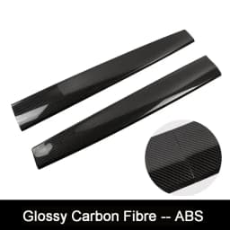 For Tesla Model 3 Y Dashboard Panel Cover Door Trim Decoration Sticker Model3 ABS Carbon Fiber Pattern Decor Accessories