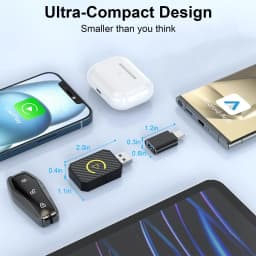 2 in 1 NEW Wireless CarPlay Android Auto Adapter USB Dongle Smart Mini Box Bluetooth Wifi Plug And Play for OEM Car Stereo